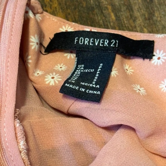 Women’s Forever 21 size small flower daisy flower tank dress - Picture 4 of 4